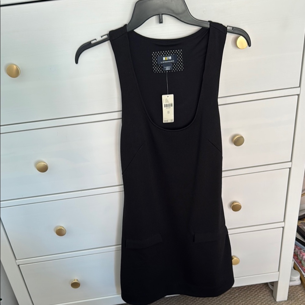 Maeve Black Mini Dress
